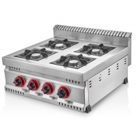 Плита газовая 4х конфорочная Silver 2907-PR