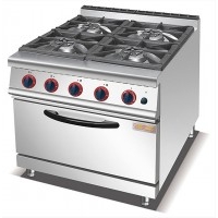 Плита газовая с электрической духовкой GoodFood GP4AFLNG