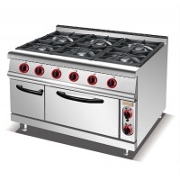 Плита газовая с электрической духовкой GoodFood GP6AFLNG