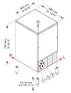 Льдогенератор Brema IMF58A