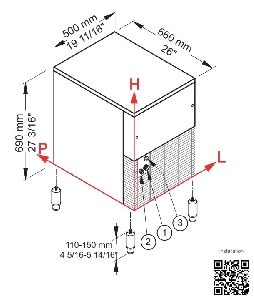 Промышленный льдогенератор Brema GB902AHC