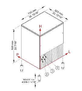Льдогенератор Brema CB640AHC B-QUBE