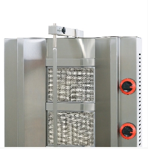 Аппарат для шаурмы газовый с двигателем GoodFood SM2MG 