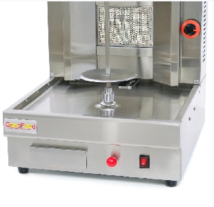 Аппарат для шаурмы газовый с двигателем GoodFood SM2MG 