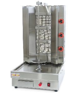 Аппарат для шаурмы газовый с двигателем GoodFood SM3MG 