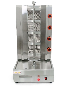 Аппарат для шаурмы газовый с двигателем GoodFood SM4MG 