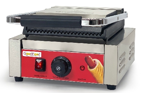 Гриль контактный с пружиной GoodFood ECG10 Panini RED