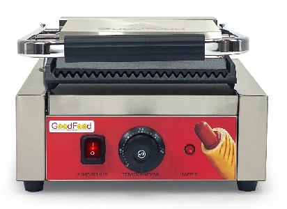Гриль контактный с пружиной GoodFood ECG10 Panini RED