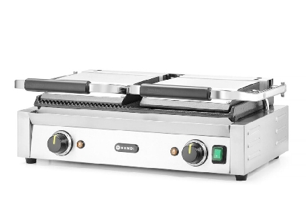 Гриль контактный (прижимной) Hendi 263907 двойной (ребро/гладкий)