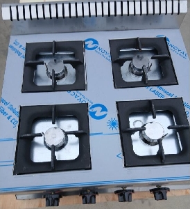 Плита газовая 4х конфорочная Silver 2907-PR