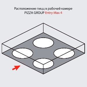 Печь для пиццы Pizza Group Entry Max 4