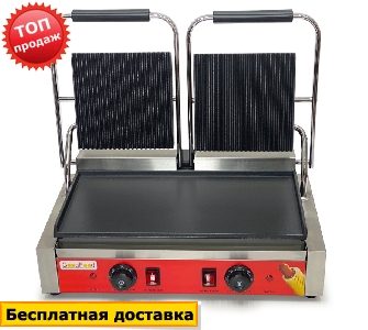 Гриль контактный GoodFood ECG20EA Panini RED Гриль контактный GoodFood ECG20EA Panini RED